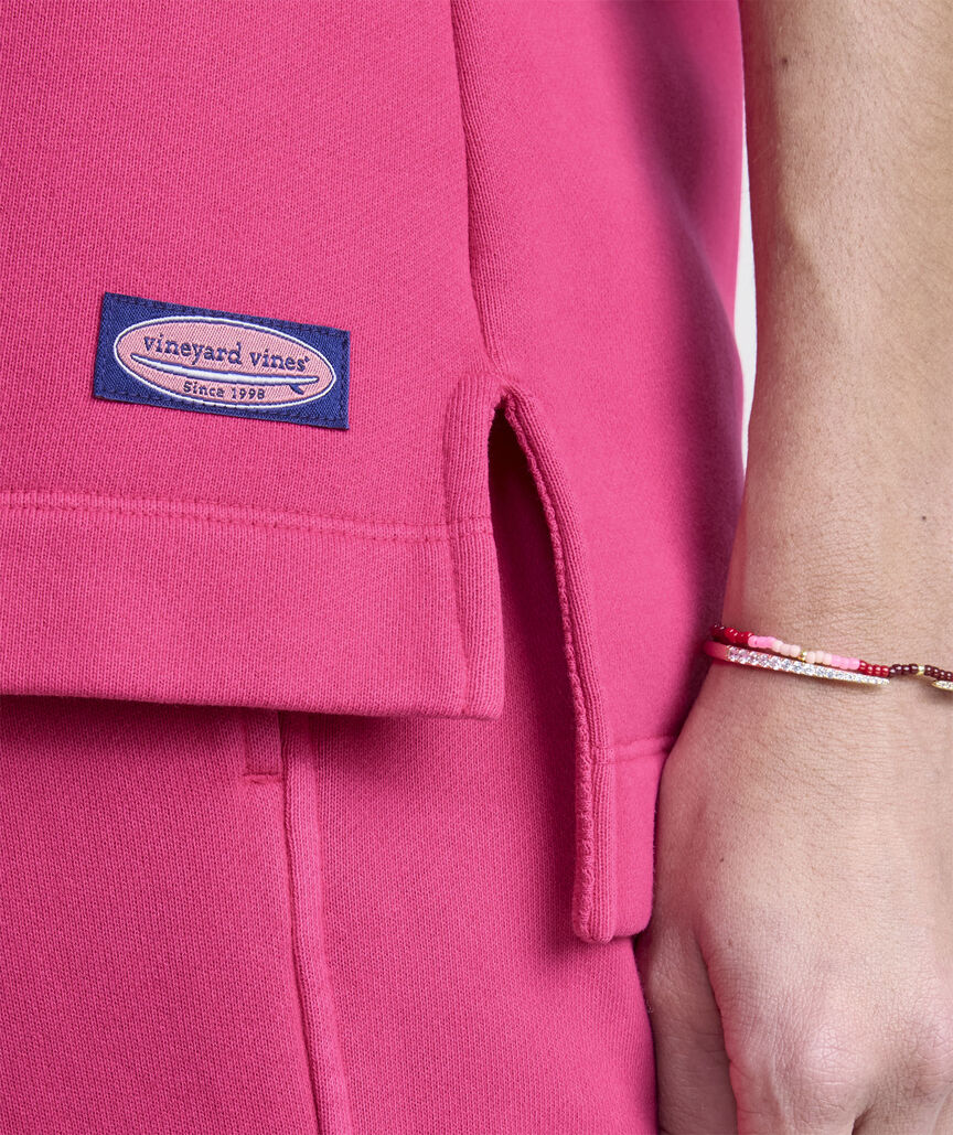 Surf Terry Waffle Mix Cam Sweatshirt