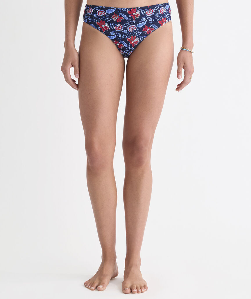 Wainscott Mid-Rise Bikini Bottom