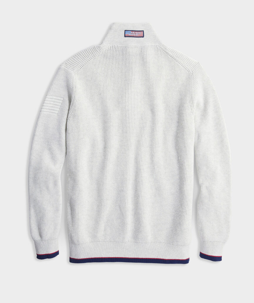 Cotton Americana Quarter-Zip