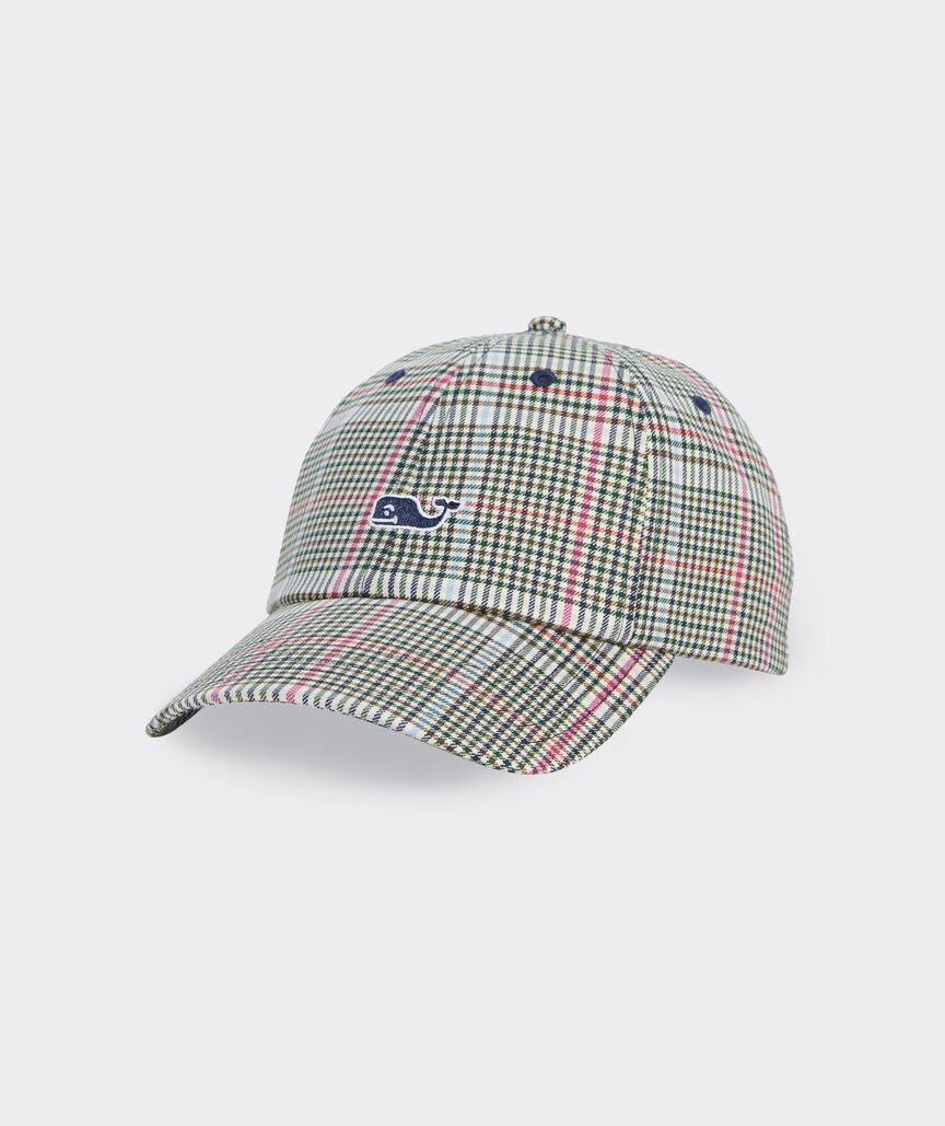 Plaid Wool Baseball Hat