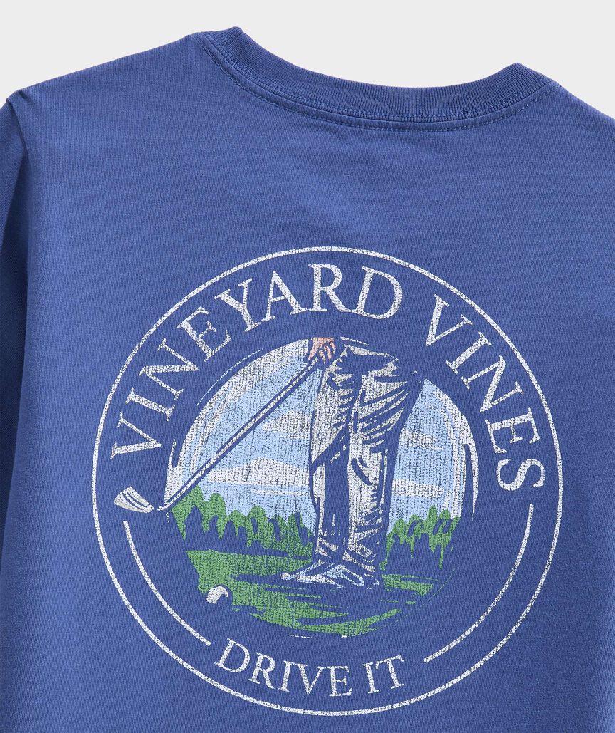 Boys' Drive It Golf Short-Sleeve Pocket Tee