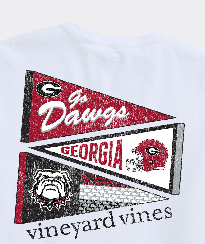 University of Georgia Pennants Short-Sleeve Pocket Tee