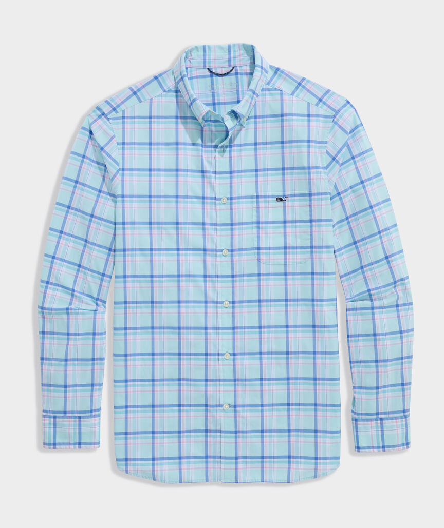Performance Coconut Key Plaid Featherweight Shirt