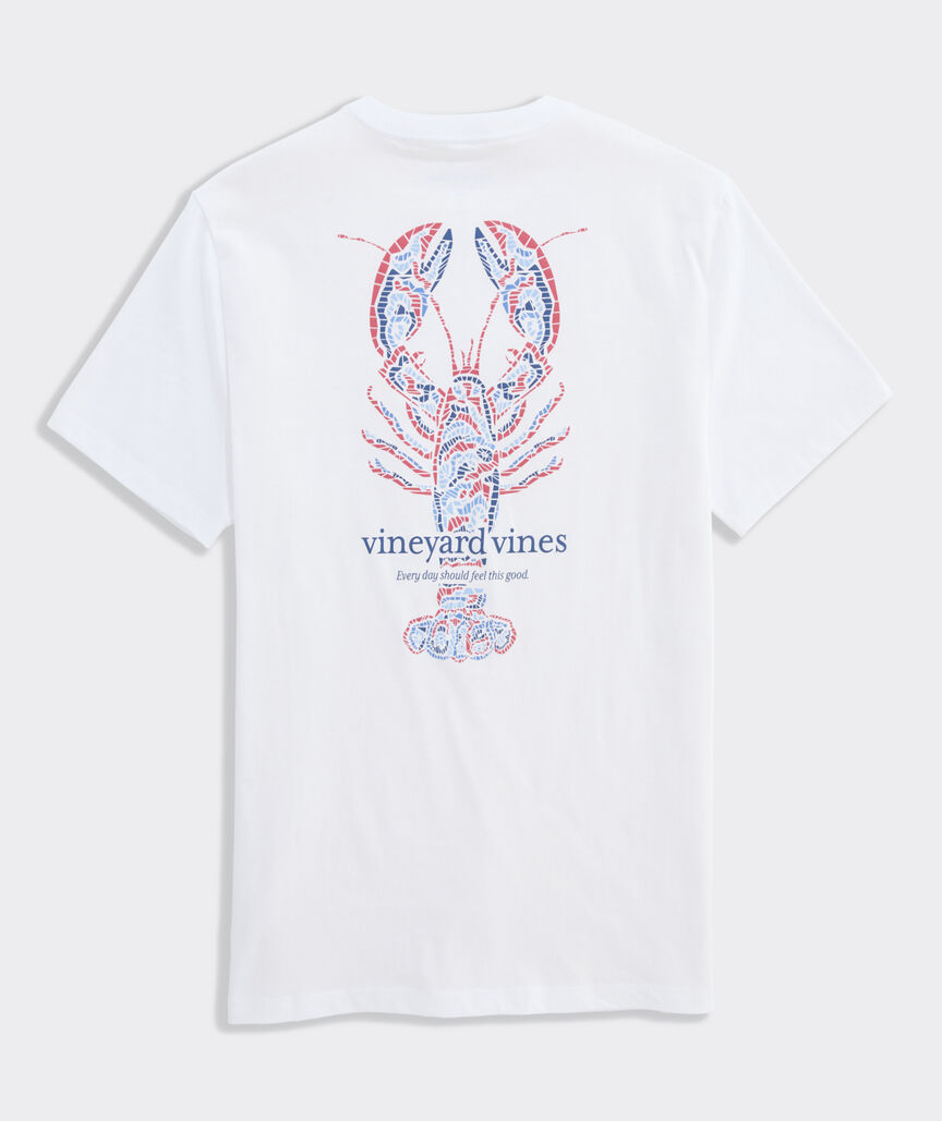 Tile Lobster Short-Sleeve Pocket Tee