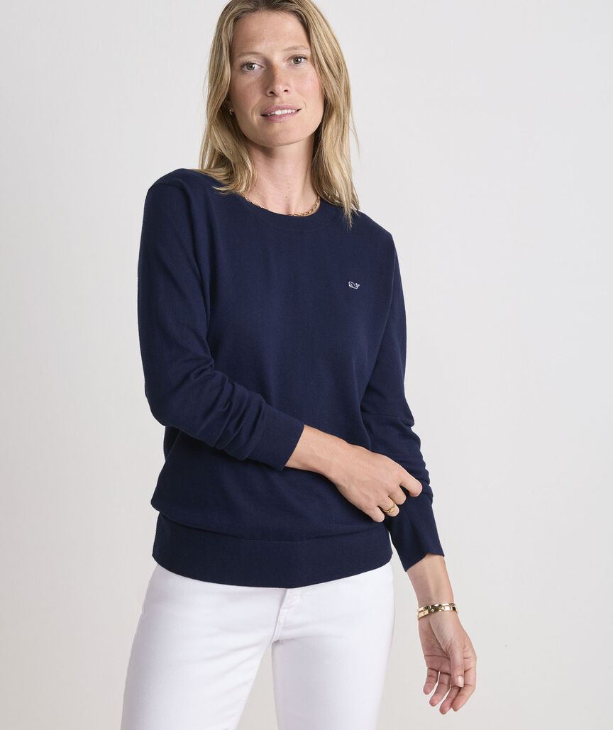 Cotton Cashmere Heritage Crewneck Sweater