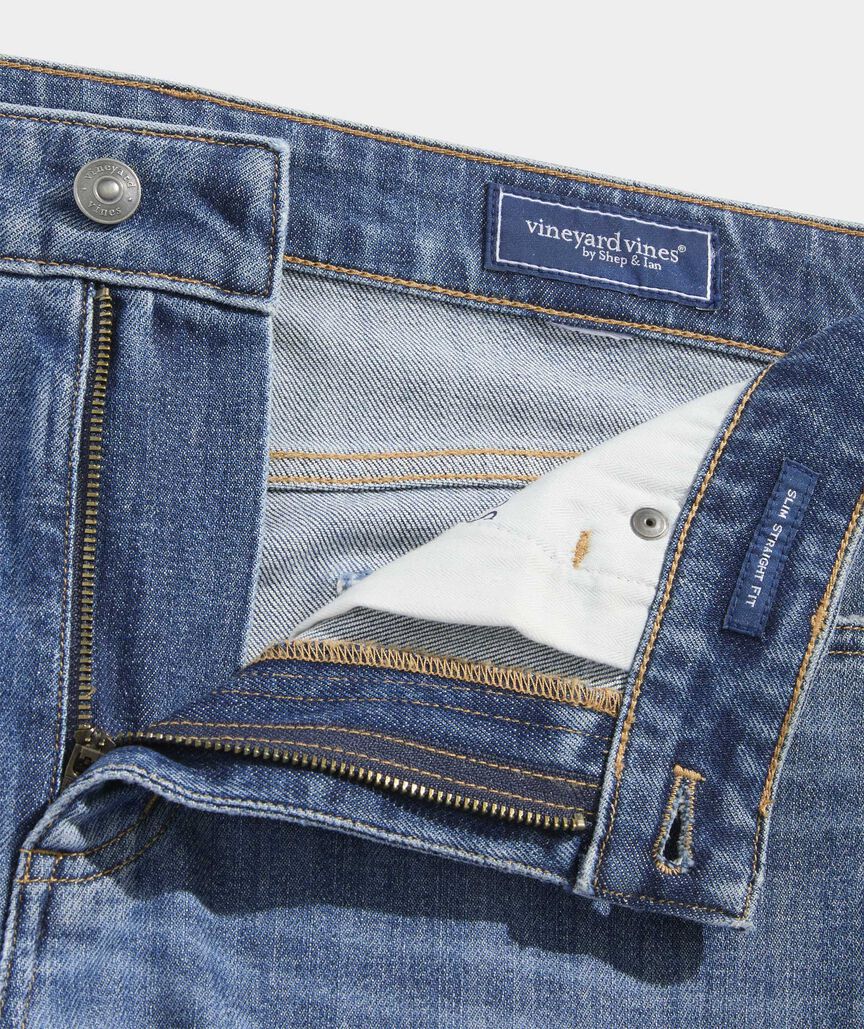 Slim Straight Indigo Jeans