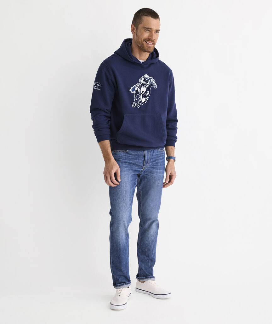 Kentucky Derby Galloping Horse Surf Terry Hoodie