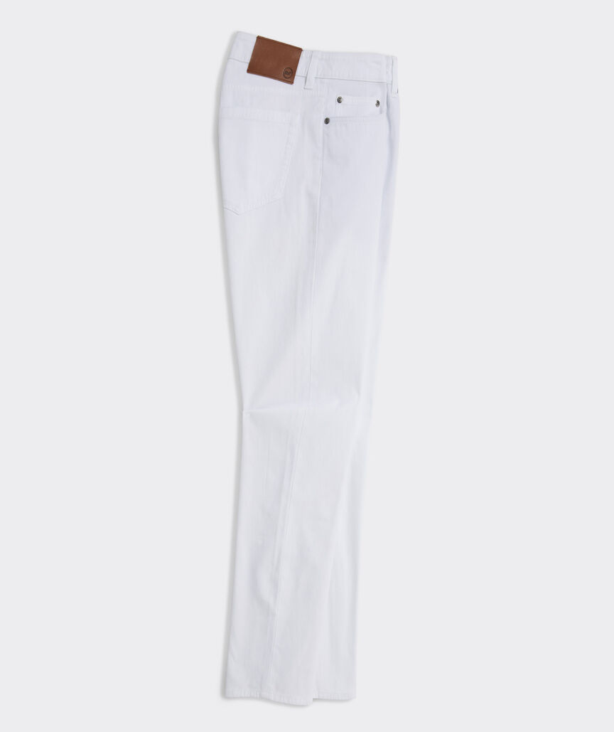 Garment-Dyed Twill 5-Pocket Pants