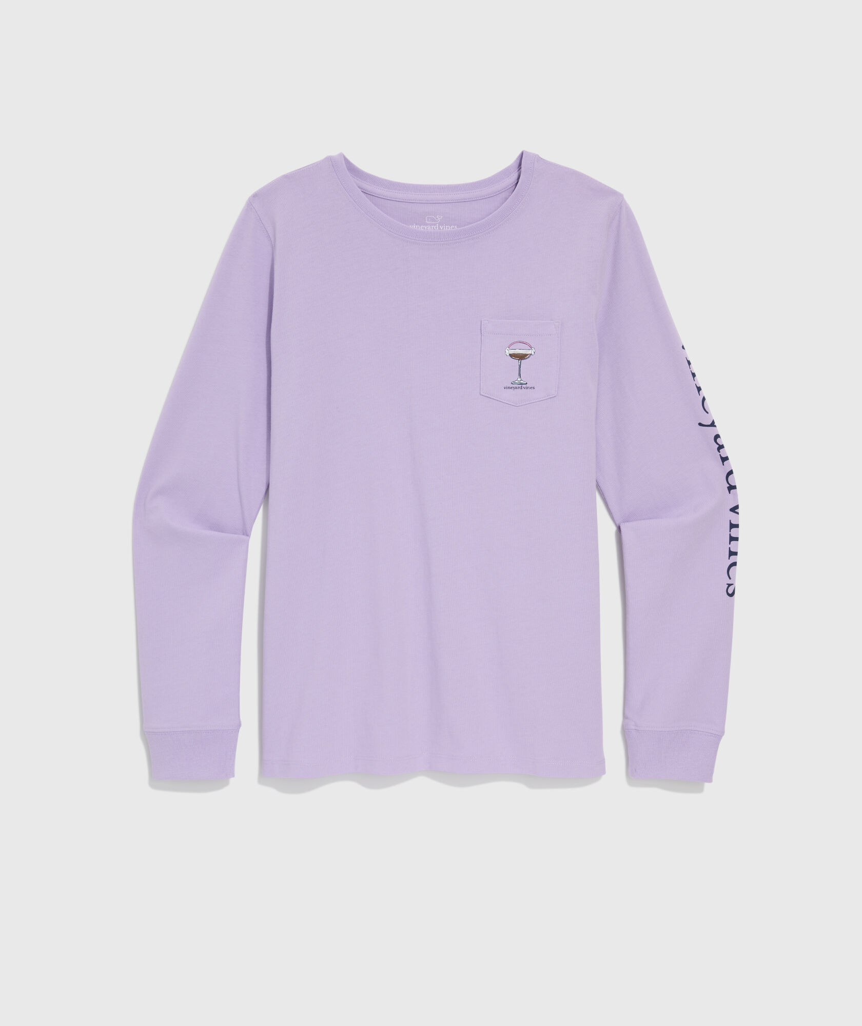 Shop Womens Ski Lift Cocktails Long-Sleeve Pocket Tee at vineyard