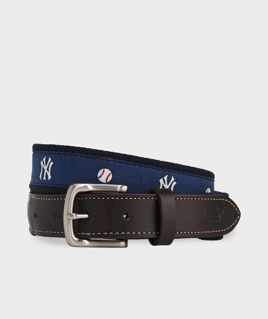 New York Yankees Canvas Club Belt