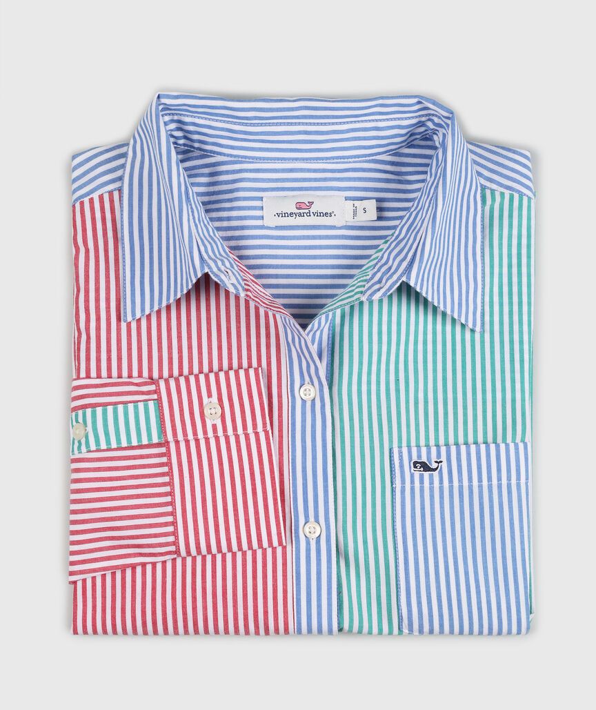 OUTLET Relaxed Poplin Party Button-Down