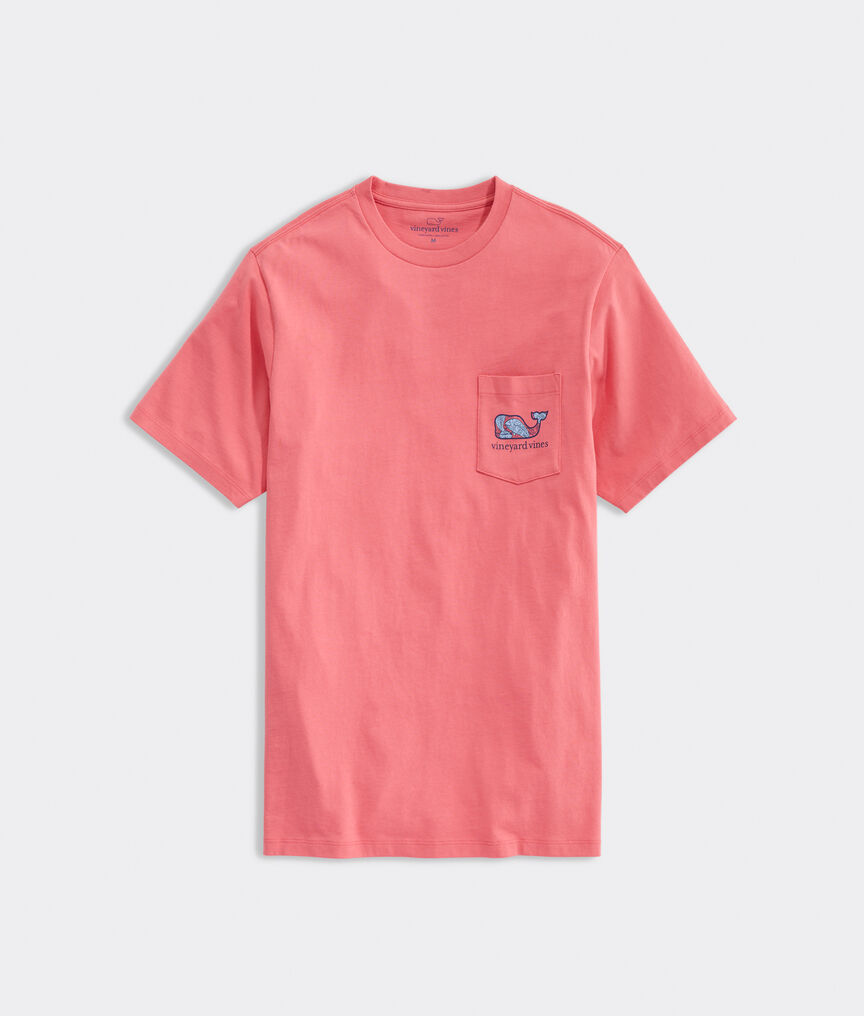 Fishing Whale Short-Sleeve Pocket Tee