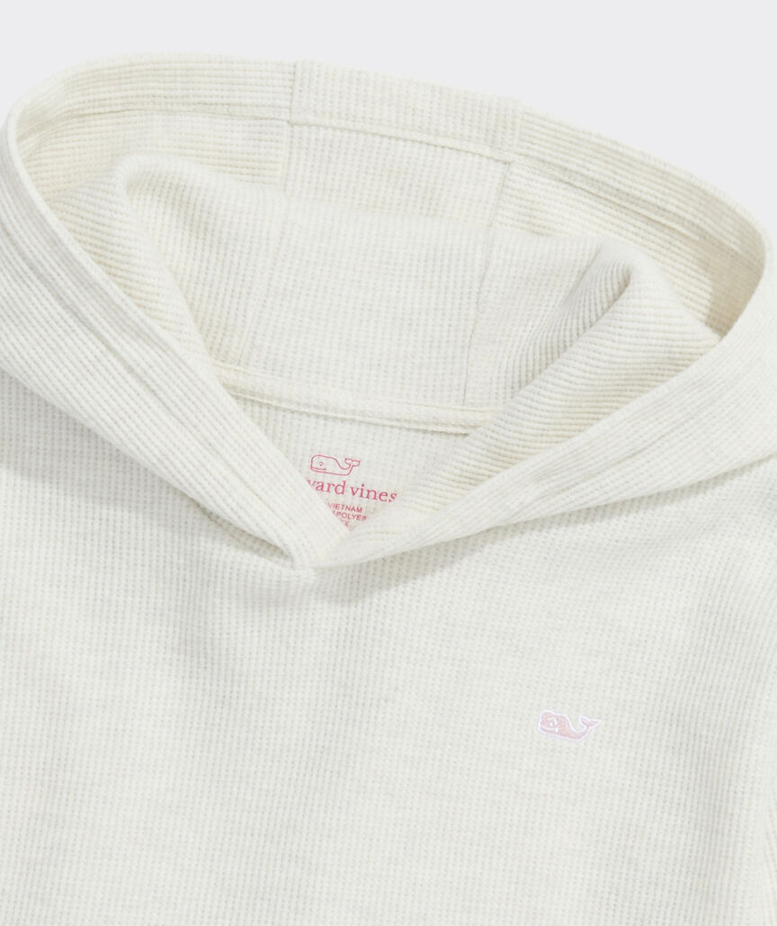 Girls' Waffle Hoodie