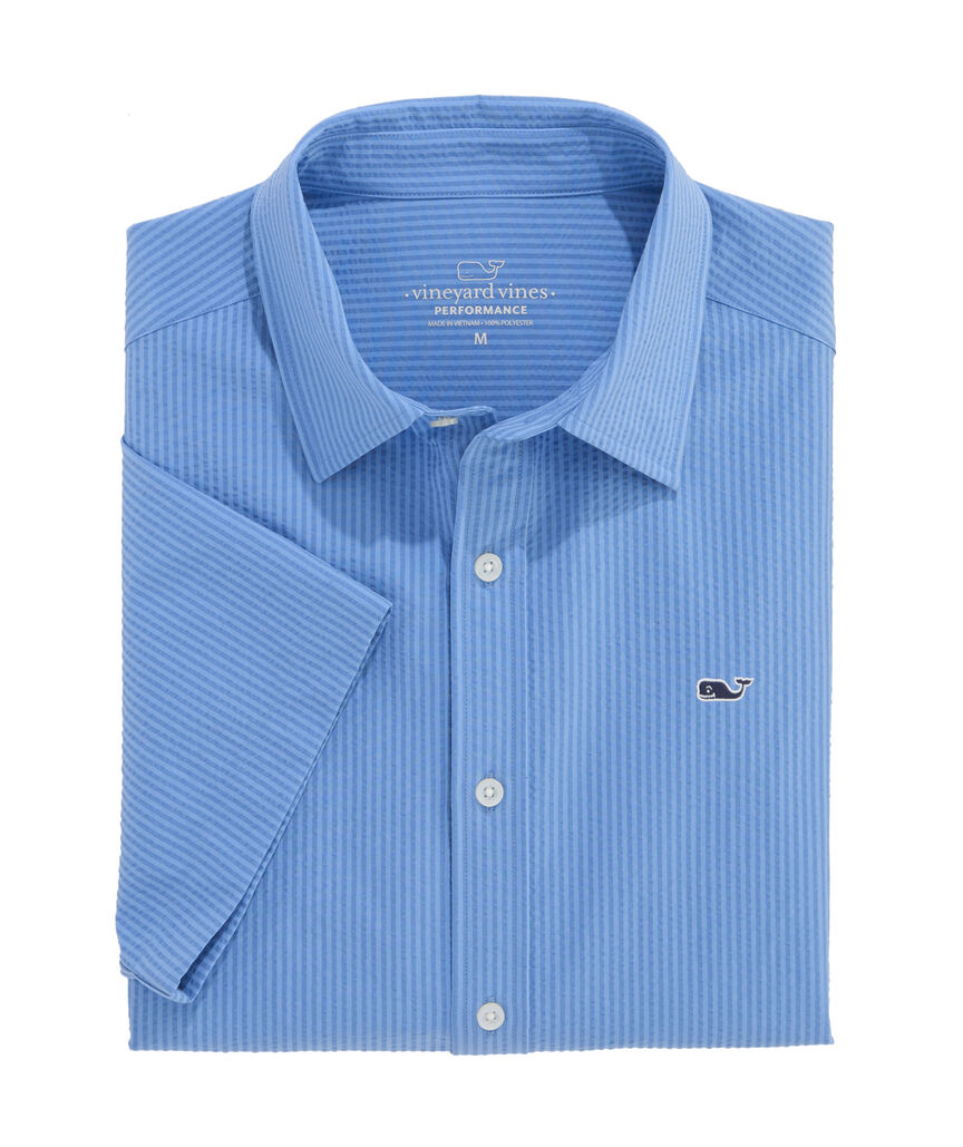OUTLET Performance Performance Seersucker Short-Sleeve Shirt