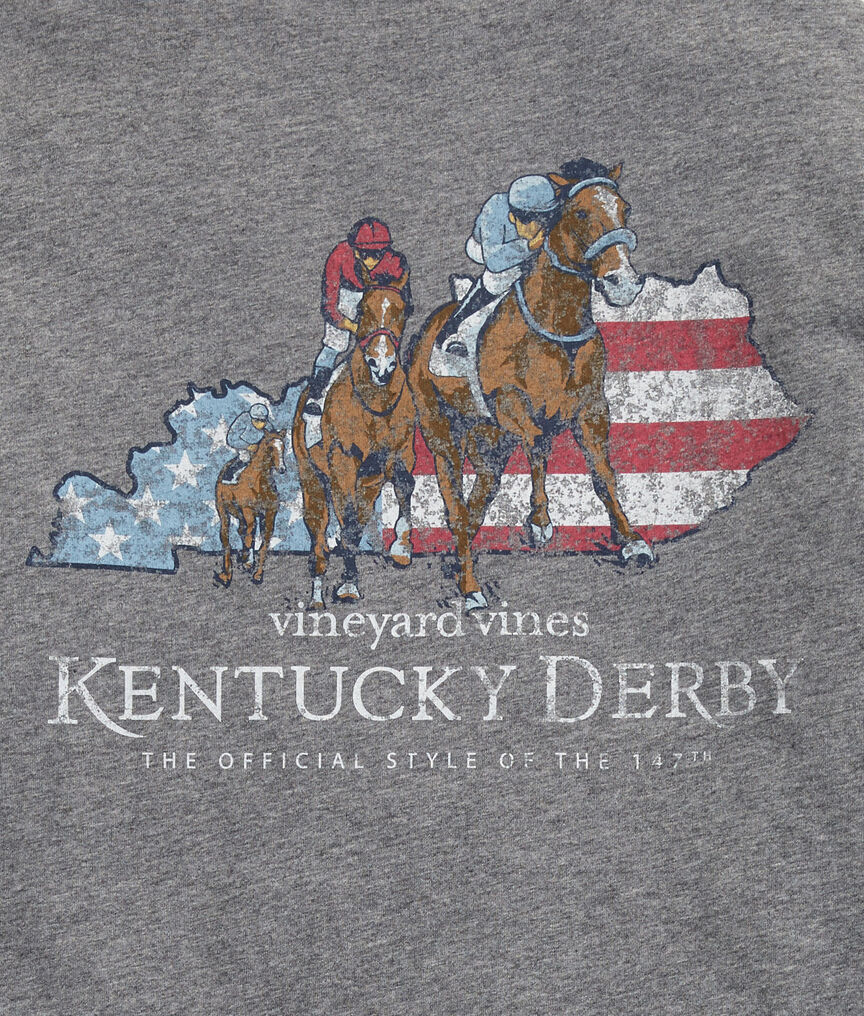Kentucky Derby 2021 Americana Derby Long-Sleeve Pocket Tee