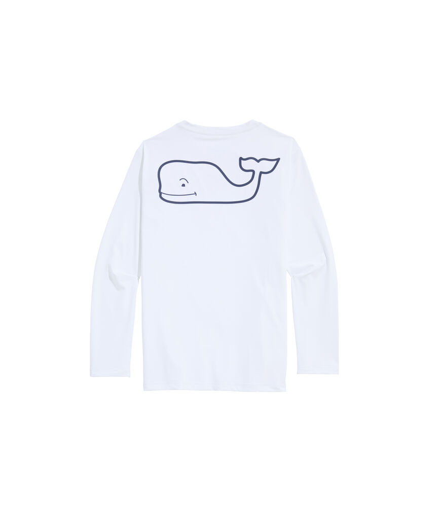 OUTLET Kids' Vintage Whale Long-Sleeve Rashguard