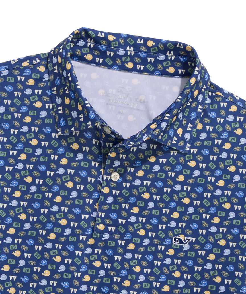 OUTLET Football Toss Performance Polo