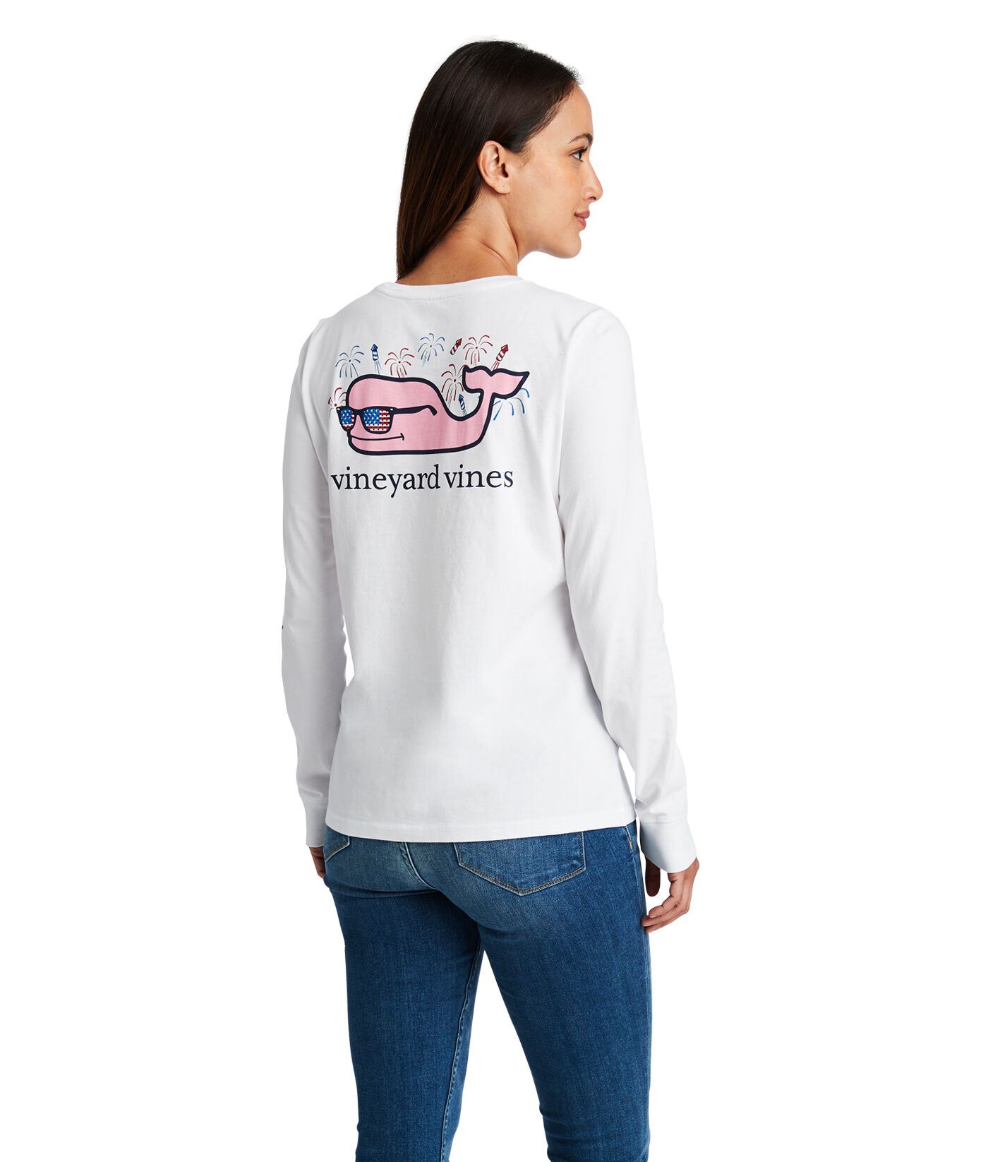 July Whale Pocket Tee at vineyard vines
