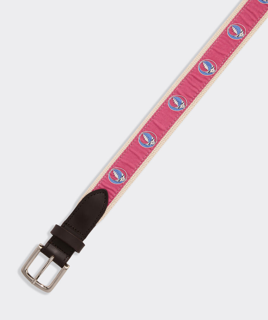 Grateful Dead x vineyard vines Stealie Canvas Club Belt