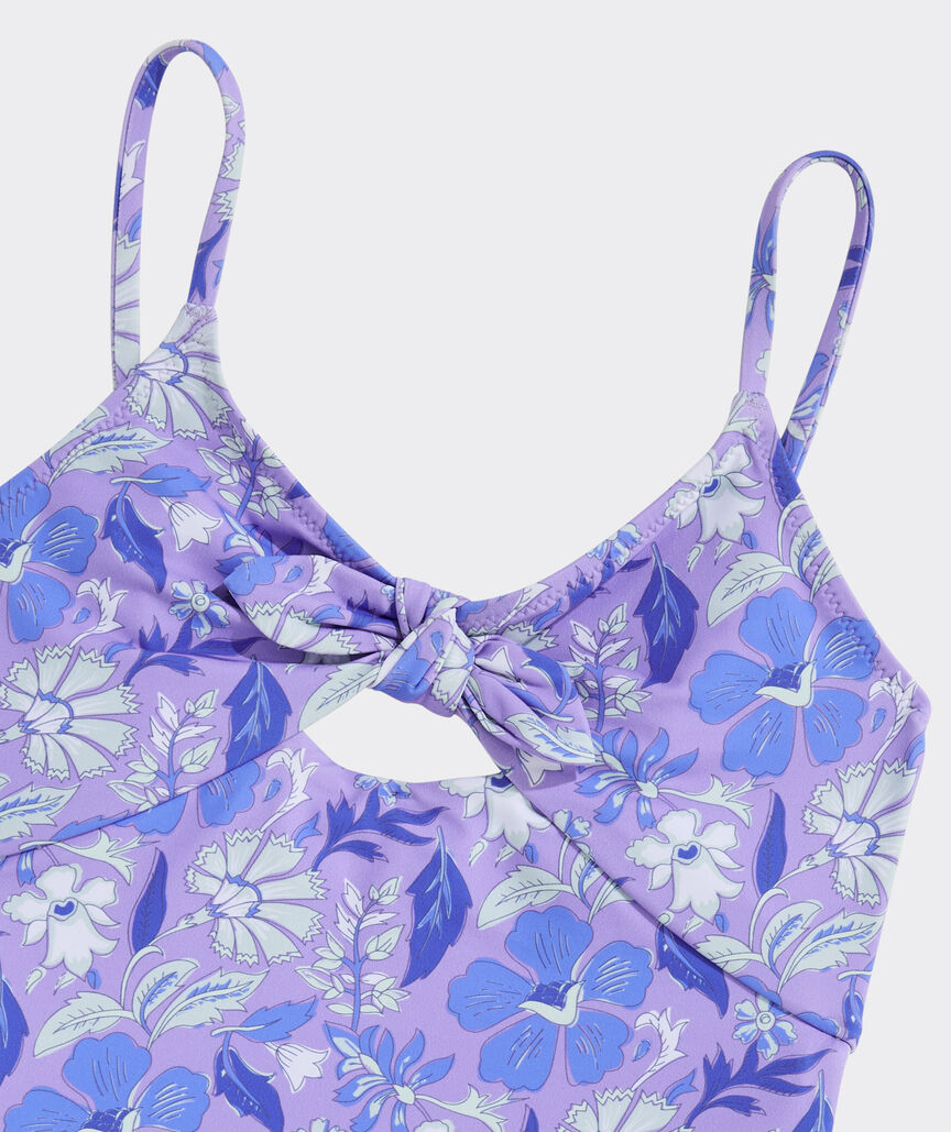 Girls' Tie Front One-Piece