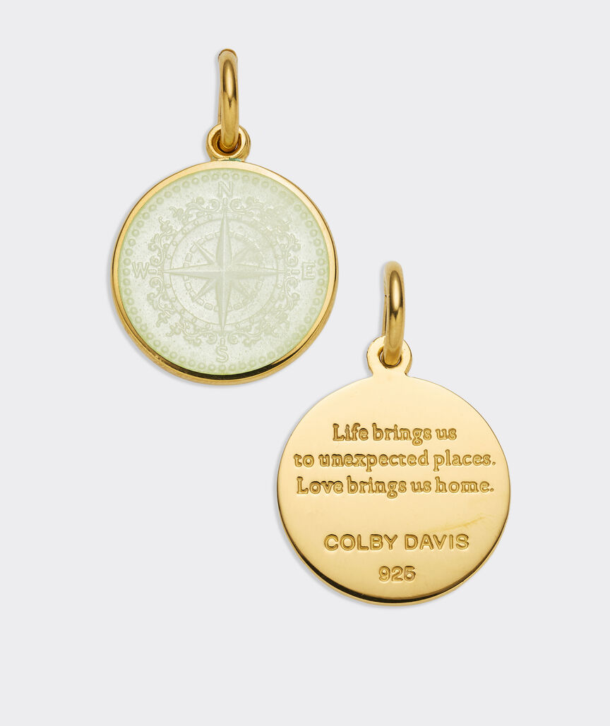 Colby Davis Small Compass Gold Vermeil