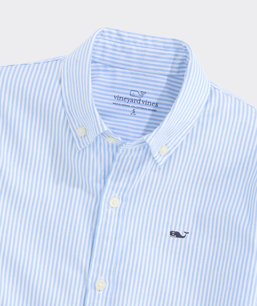 Boys' University Stripe Oxford Shirt