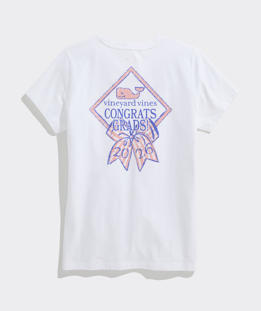 Women's 2026 Grad Cap Short-Sleeve Pocket Tee