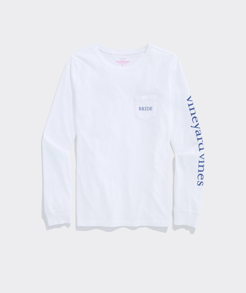 Bride Long-Sleeve Pocket Tee
