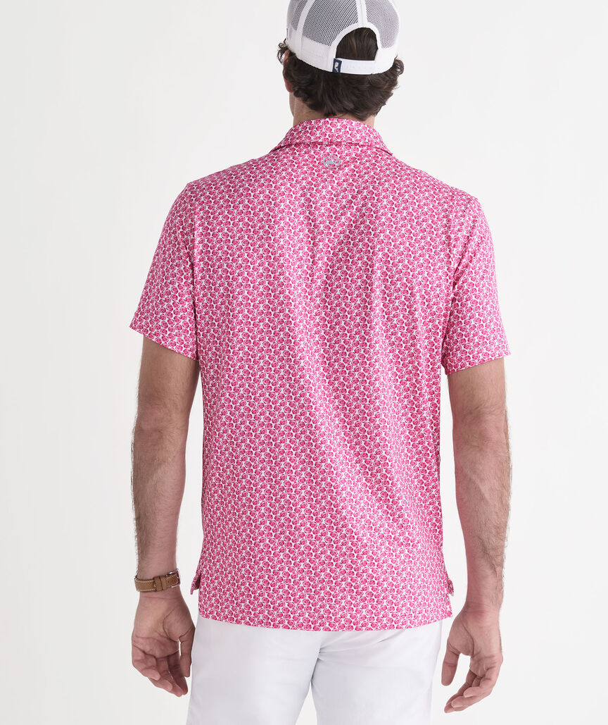 Kentucky Derby Performance Printed Sankaty Polo