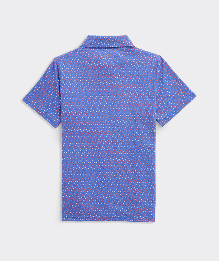Boys' Performance Printed Sankaty Polo