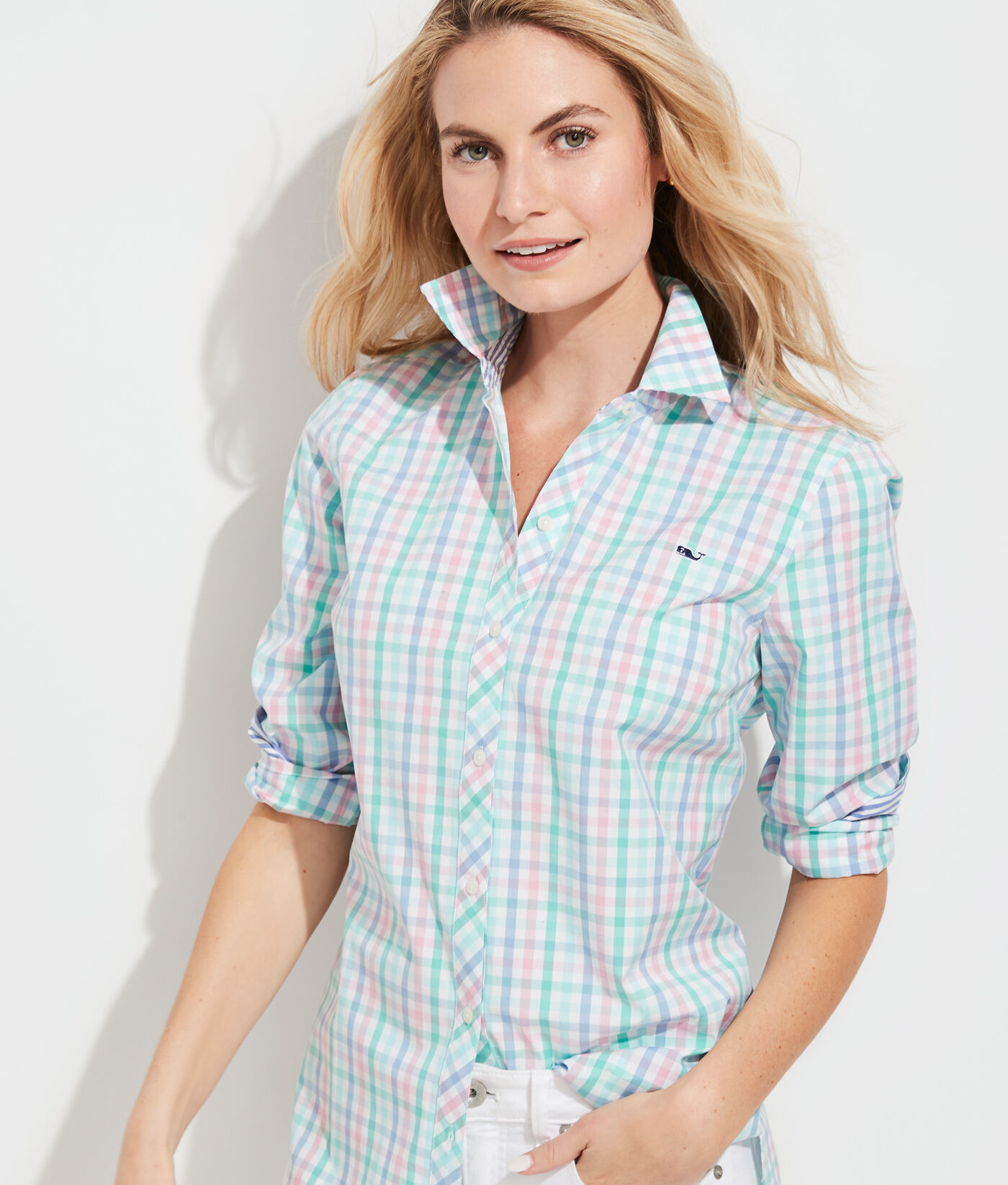 Vineyard vines button down womens Clearance