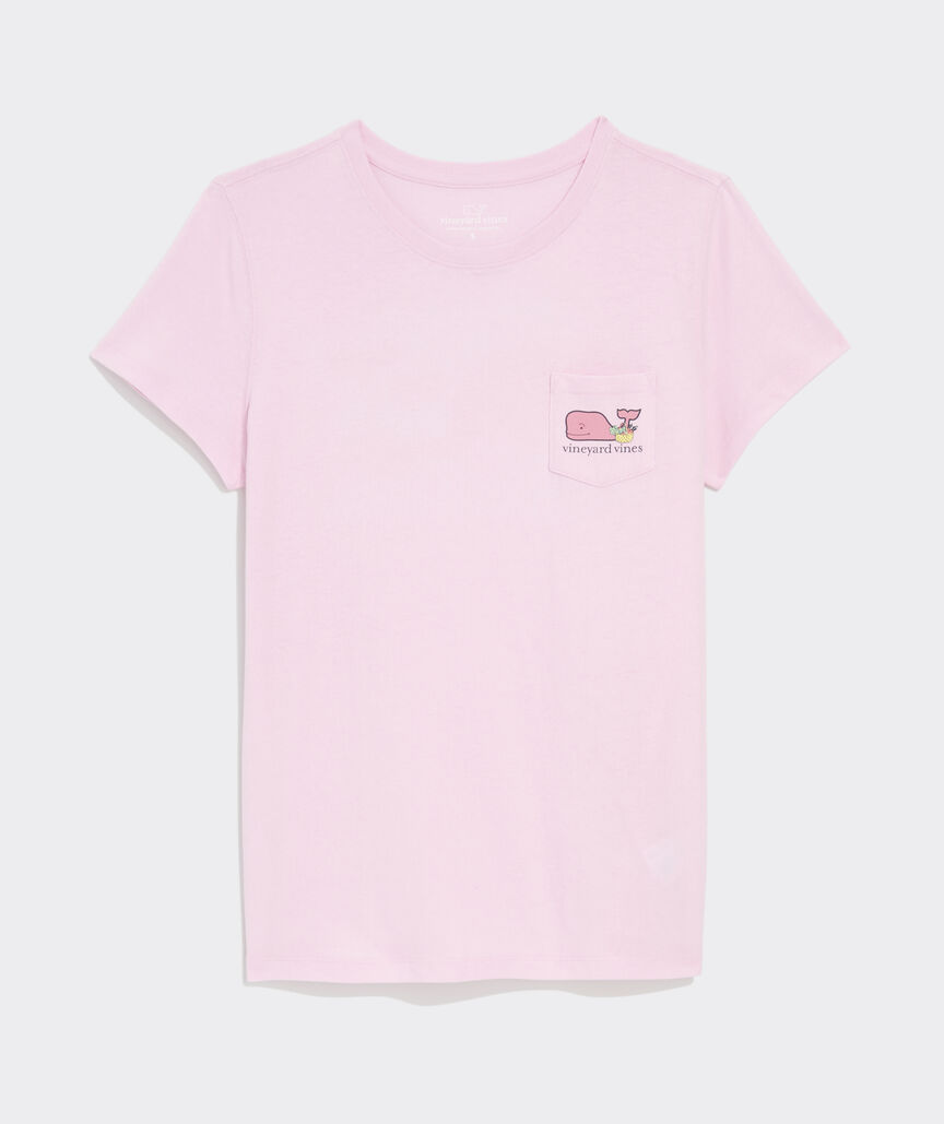 Women's Farmers Market Whale Short-Sleeve Pocket Tee