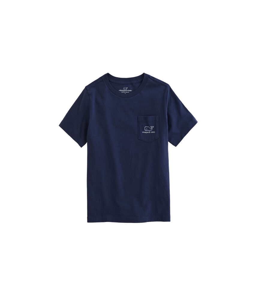 OUTLET Kids' Vintage Whale Short-Sleeve Pocket Tee