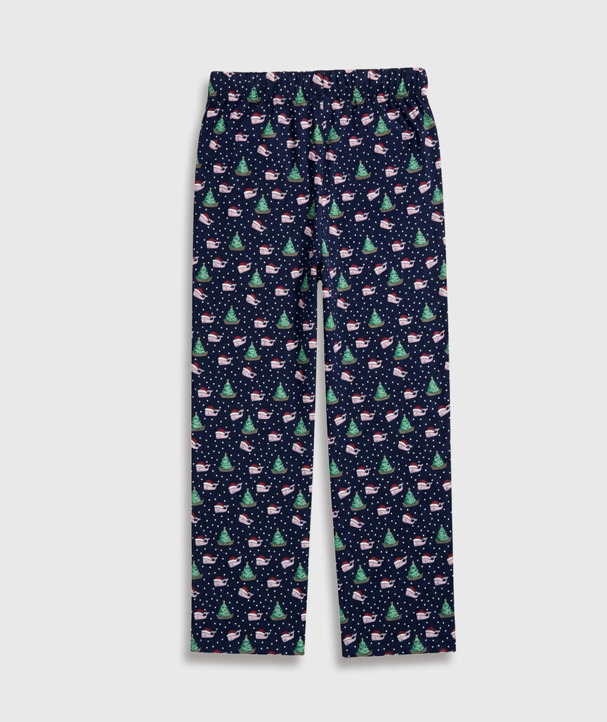OUTLET Kids' Merrytime Santa Whale Pajama Pants