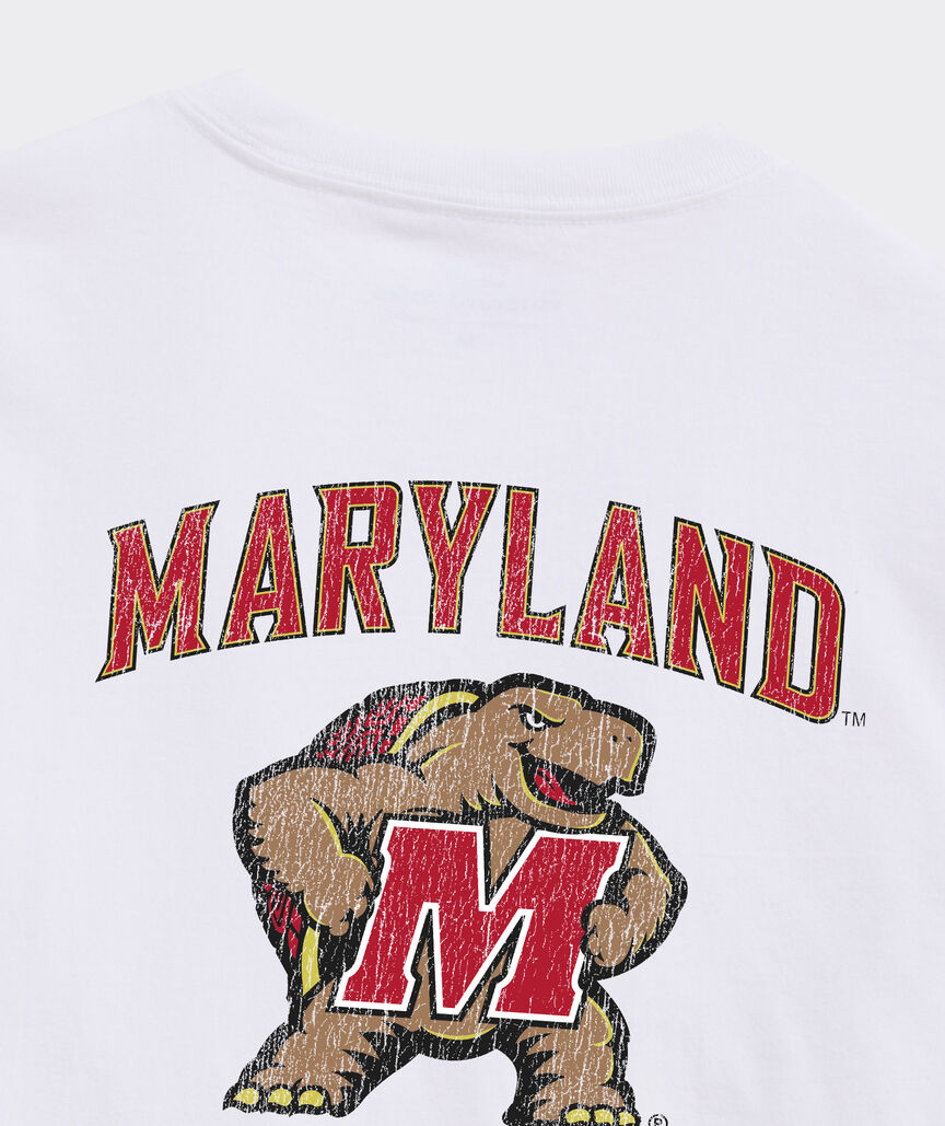 University of Maryland Women's Terrapin Long-Sleeve Pocket Tee