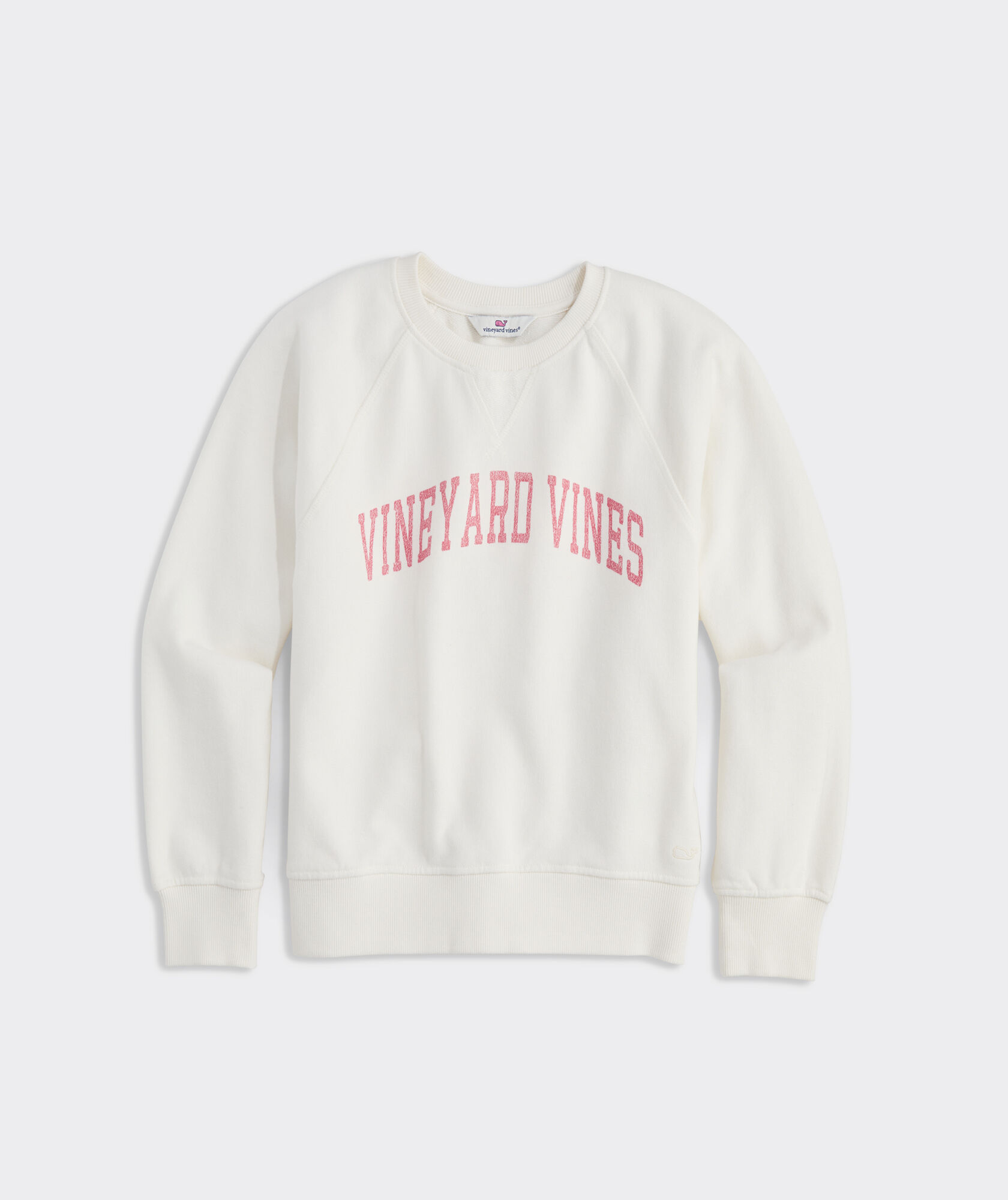 JUDITH Boxy Raglan Crew in White