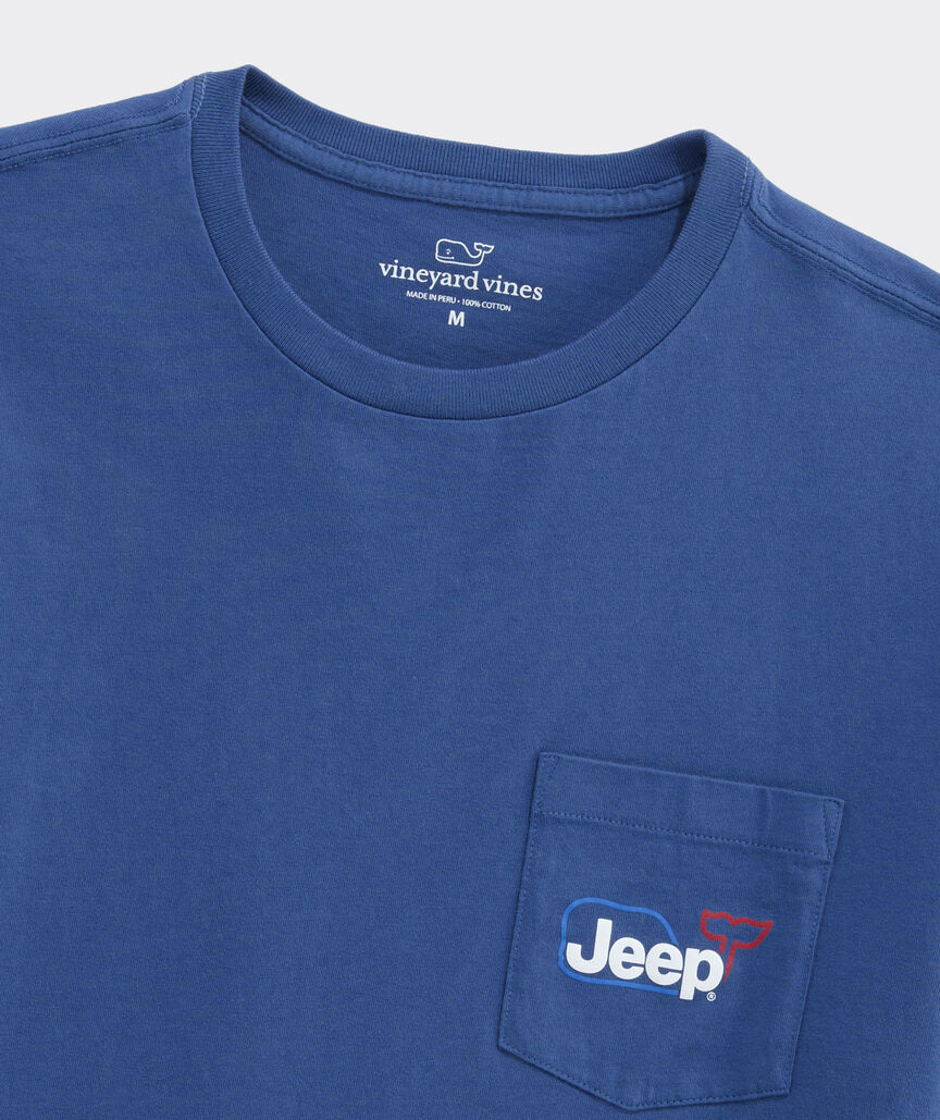 Jeep Collection Whale Short-Sleeve Pocket Tee