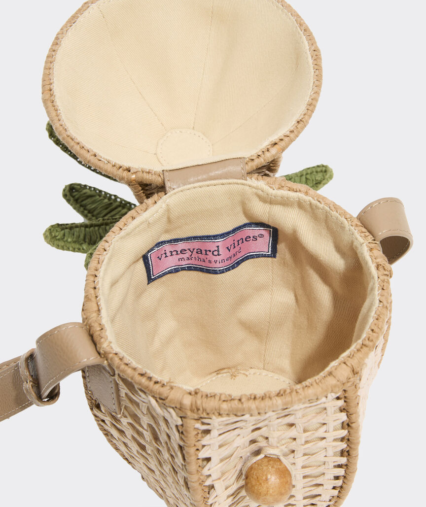 Pineapple Wicker Bag