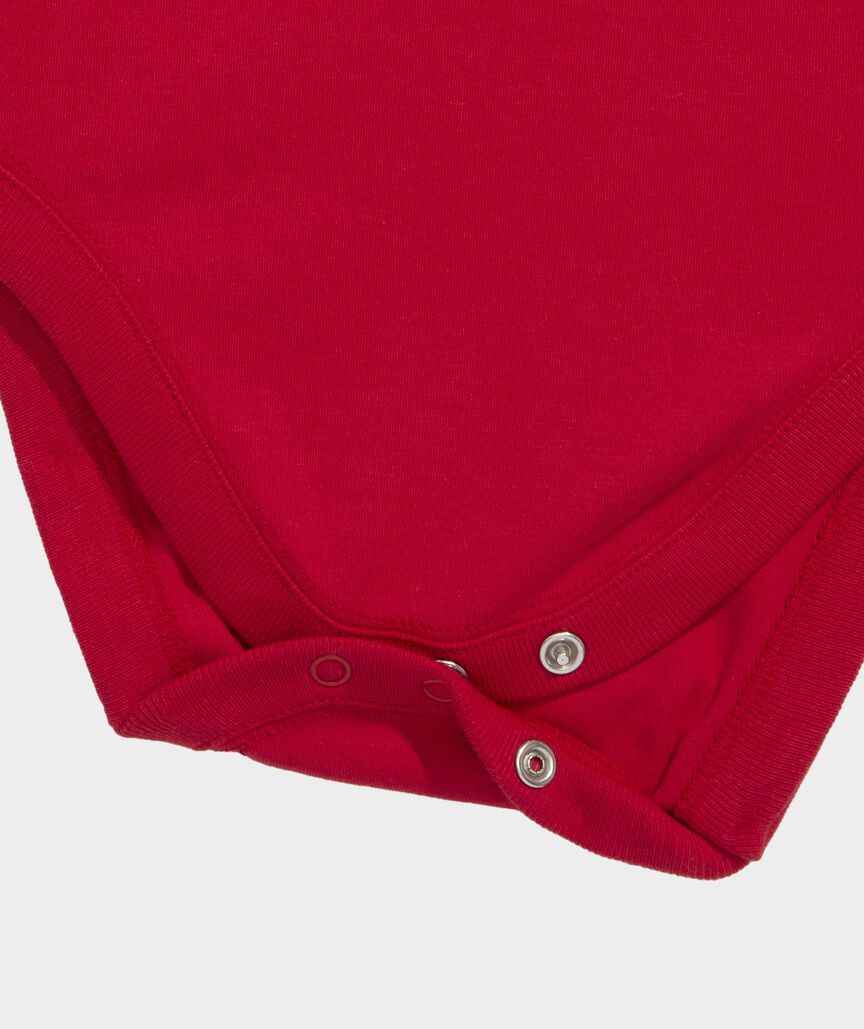 Baby Long-Sleeve Santa Whale Body Suit