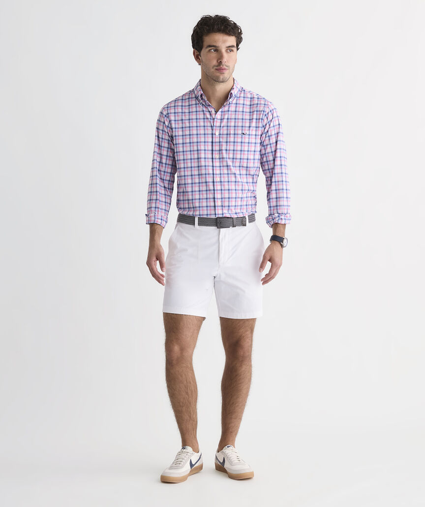 Performance Grenadine Check Featherweight Shirt