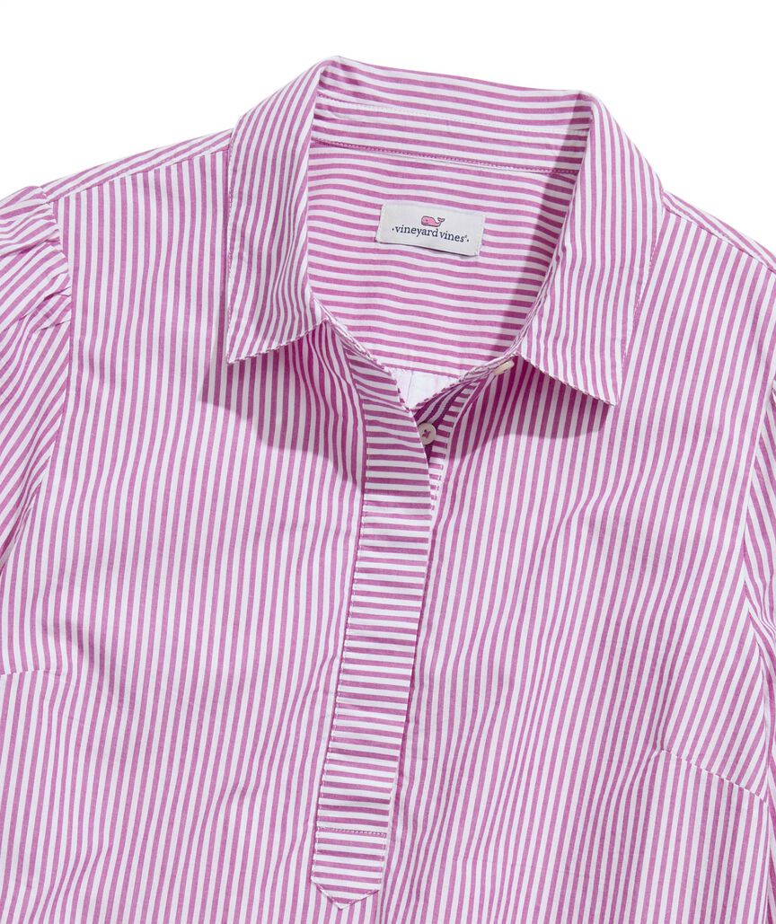 OUTLET Women's Poplin Popover Dress