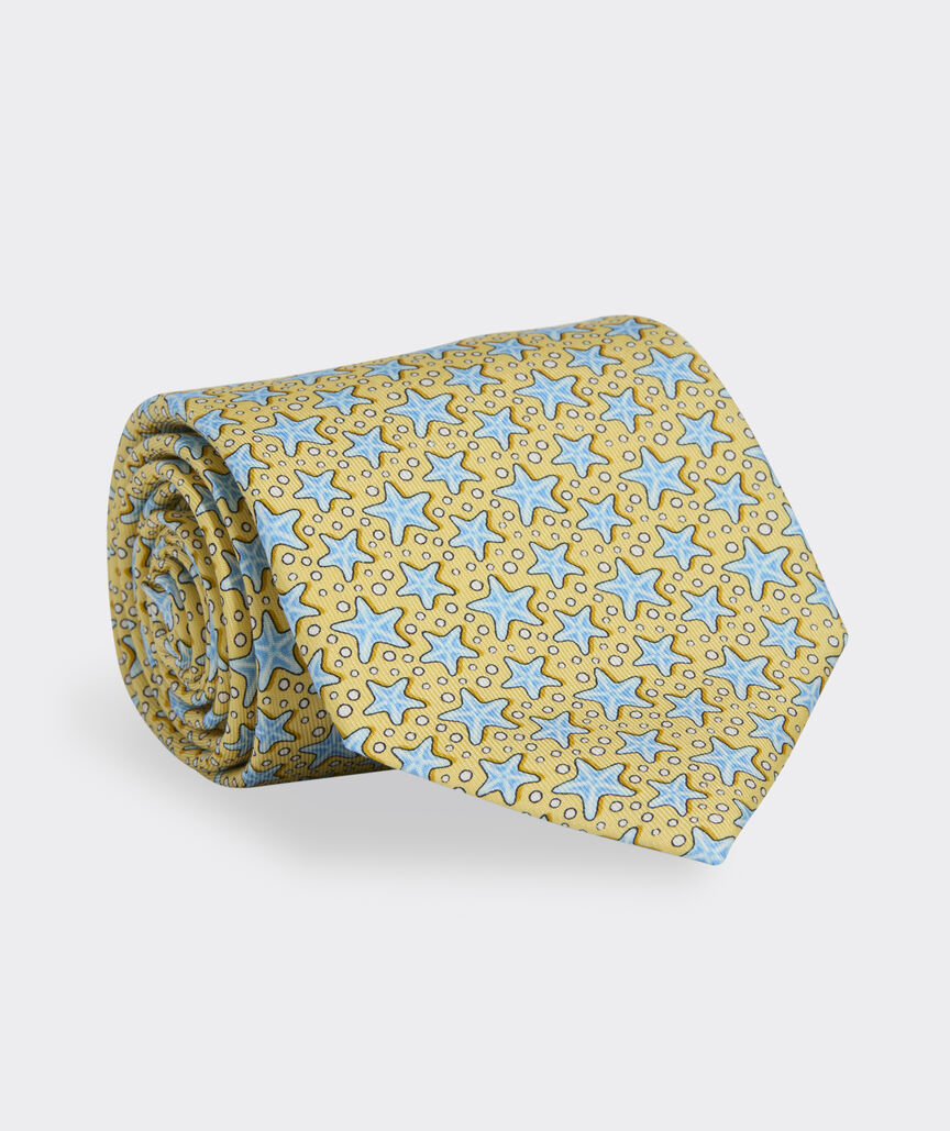 Starfish Silk Tie