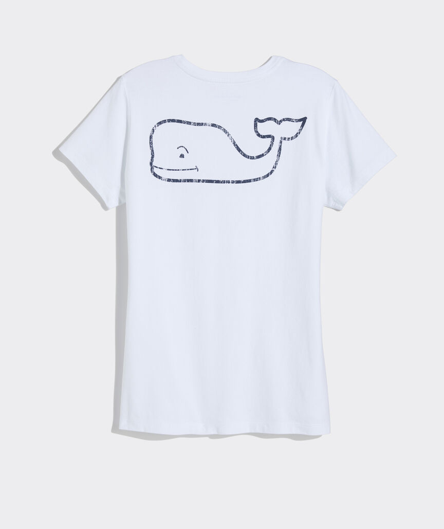 Women's Vintage Whale Short-Sleeve Pocket Tee