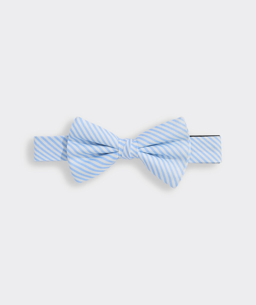 Boys' Vineyard Seersucker Printed Bow Tie
