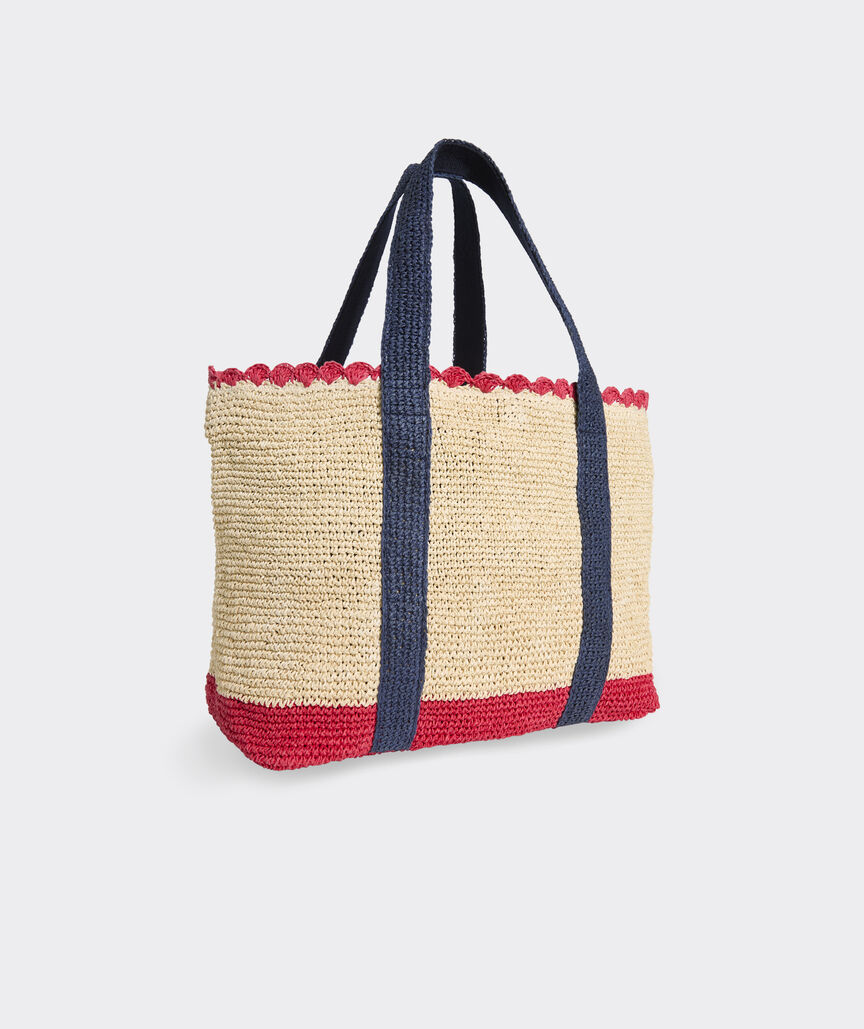 Medium Raffia Tote