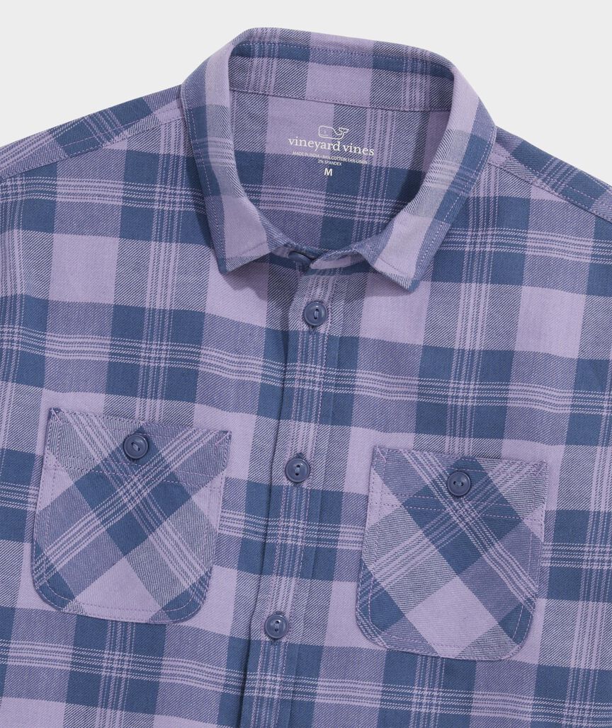 Boys' Island Twill Patch Pocket Shirt