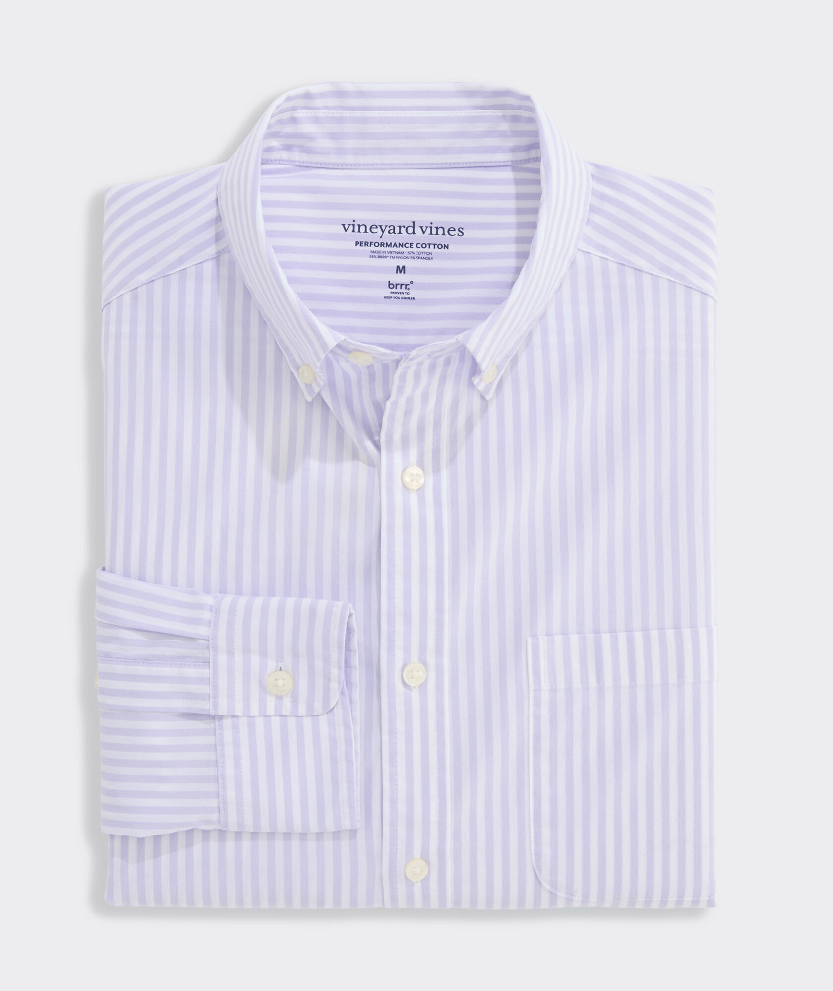 Performance Cotton Stripe Shirt