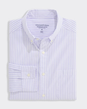Performance Cotton Stripe Shirt