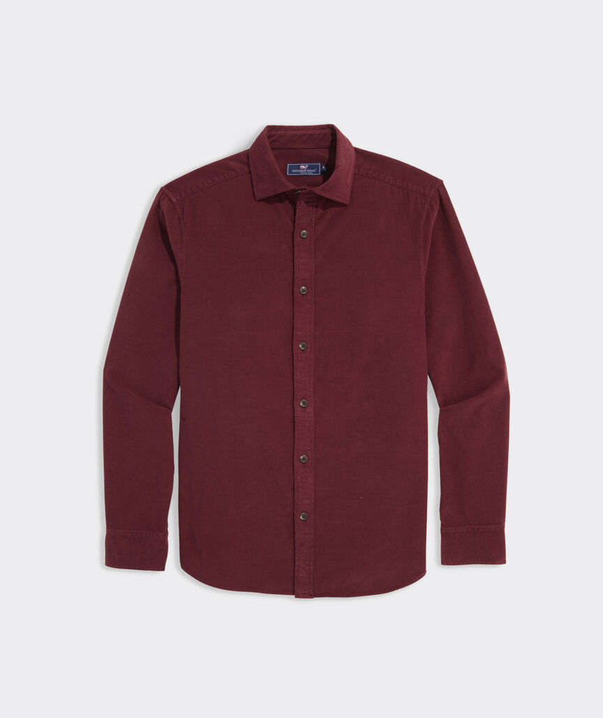 Shop Corduroy Spread Collar Shirt at vineyard vines