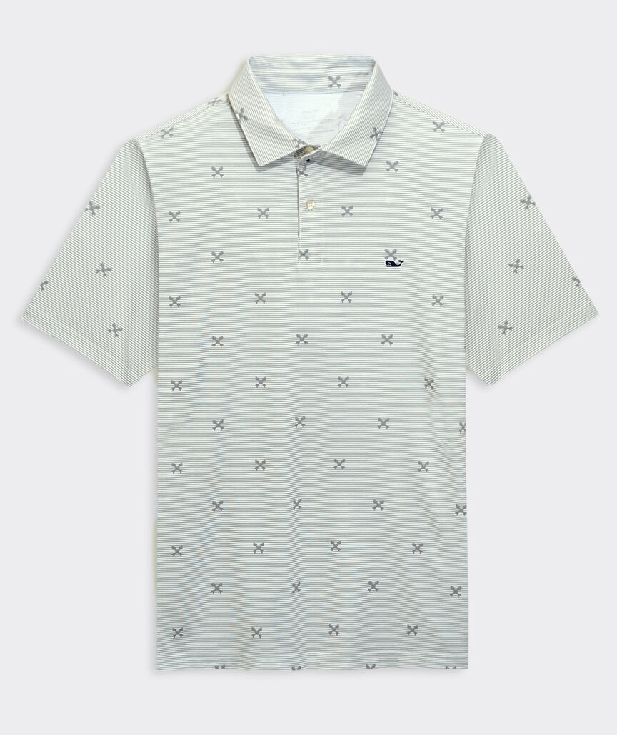 OUTLET Crossed Fishbone Performance Polo